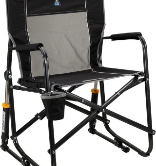 GCI OUTDOOR Freestyle Rocker Outdoor Rocking Chair with Beverage Holder