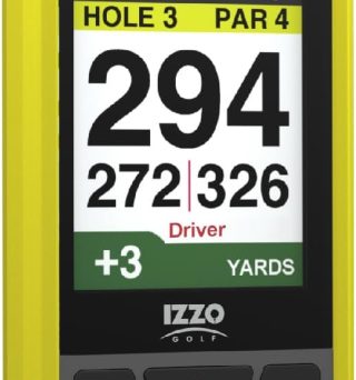 Izzo Swami 6000 Handheld Golf GPS Water-Resistant Color Display With 38,000 Course Maps & Scorekeeper Model may vary
